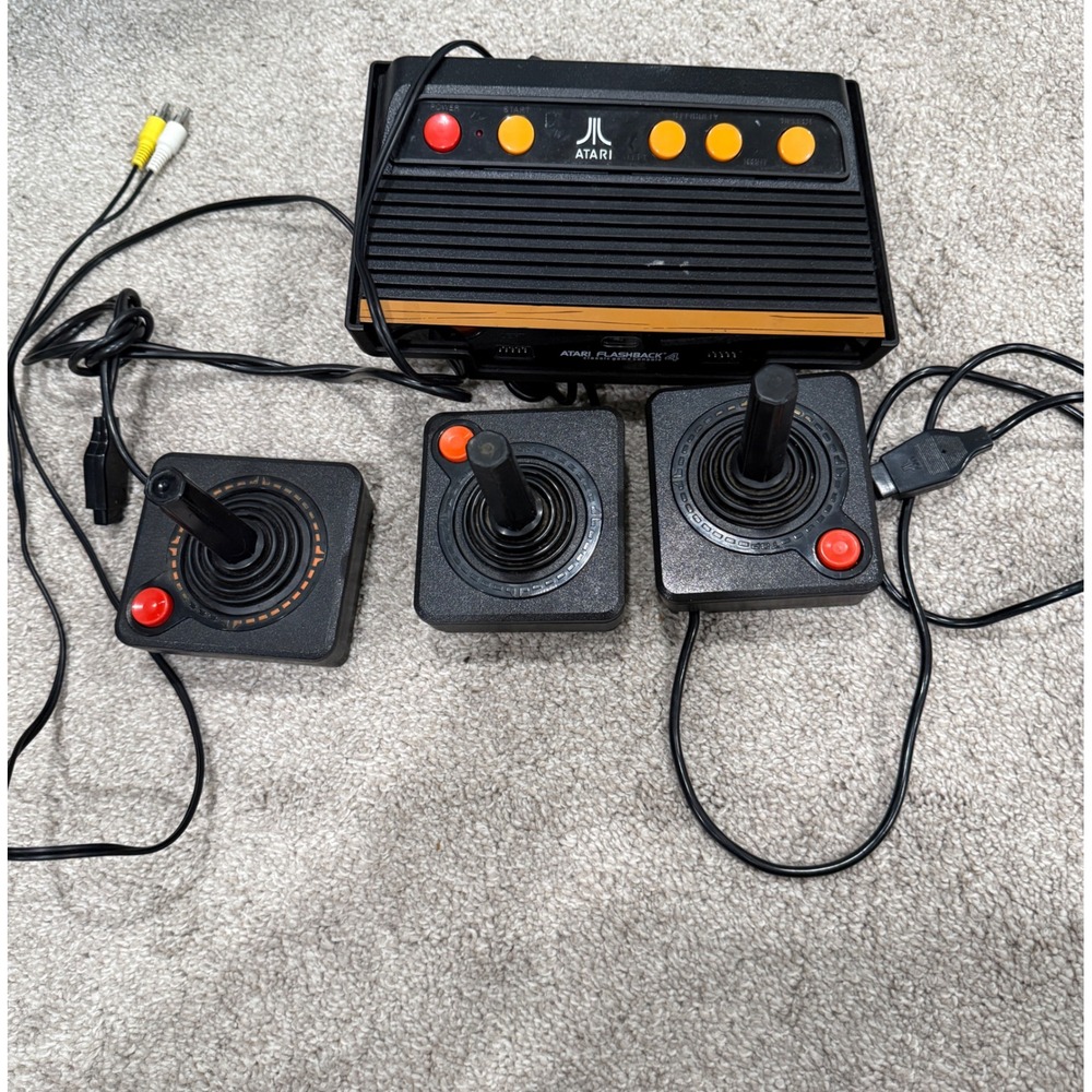 Atari Flashback 8 Console with 3 Wired Controllers Retro Gaming System
